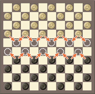 ドラフツ,draughts,100マスドラフツ