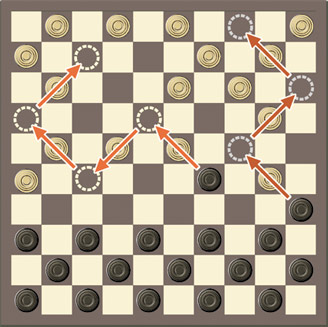 ドラフツ,draughts,100マスドラフツ