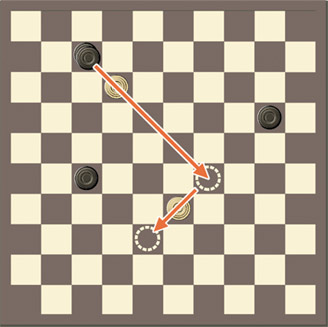 ドラフツ,draughts,100マスドラフツ