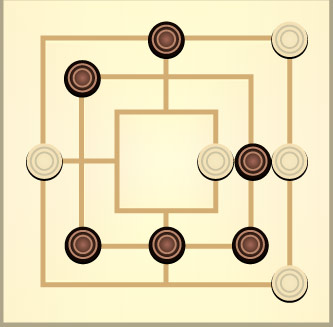 ナインメンズモリス:Nine Mens Morris