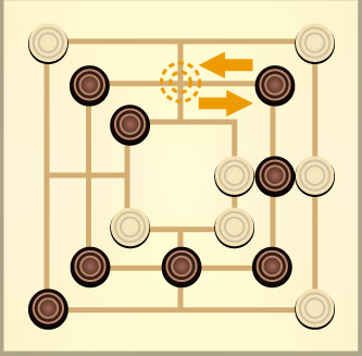 ナインメンズモリス:Nine Mens Morris