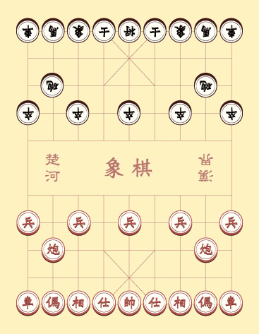 象棋,中国将棋,中国象棋